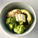 Grüne Wunderbowl für die Schwangerschaft - Gemüse-Bowl mit extra viel Folat